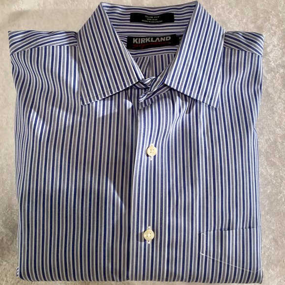 Kirkland Shirts Size 16-35...Button Front...Lot Of 3 - Picture 2 of 13